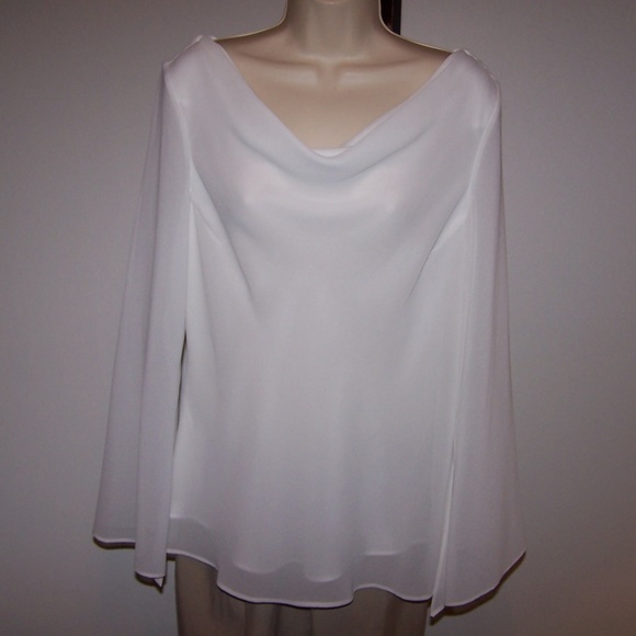 Sandra Darren Tops - Sandra Darren Dress Blouse Size 14